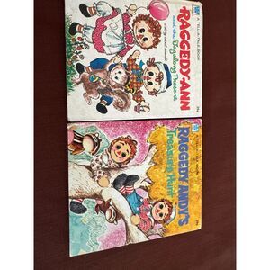 Vintage Tell-A-Tale Books Raggedy Ann & Andy Doll Book
